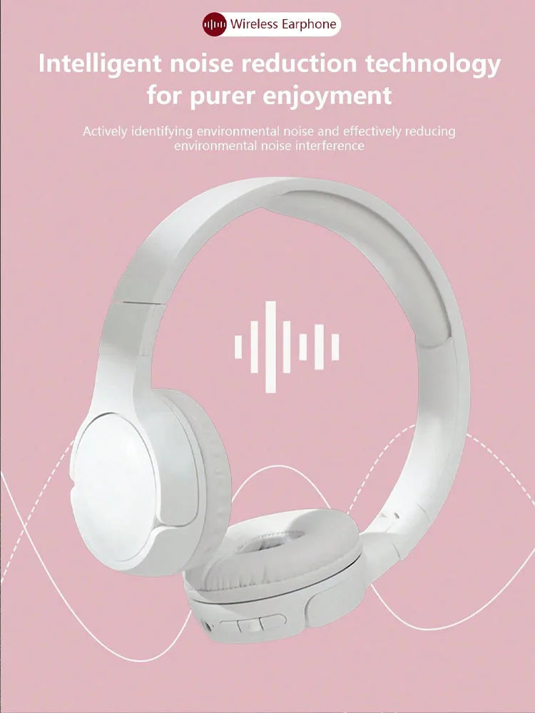 Wireless headset, Jerry 5.3, long battery life, computer/ipad/mobile phone universal, listening/gaming wireless headset