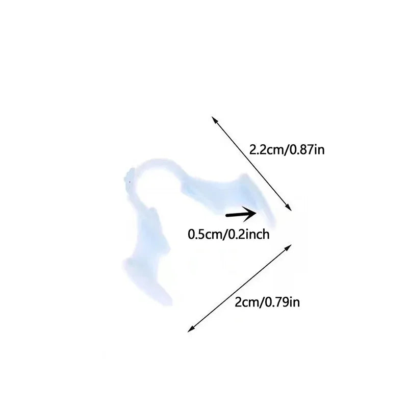 Silicone Anti Snoring Nasal Dilator Improve Sleep Silicone Nose Clip Sleeping Aid Prevention Gadget Anti-Snoring Devices