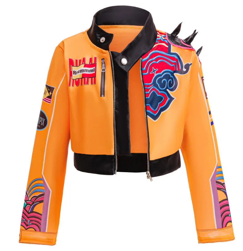 Halloween children's costumes Girls hunter cosplay costume Korean style girl group suit Girls Fashion stage show costumes