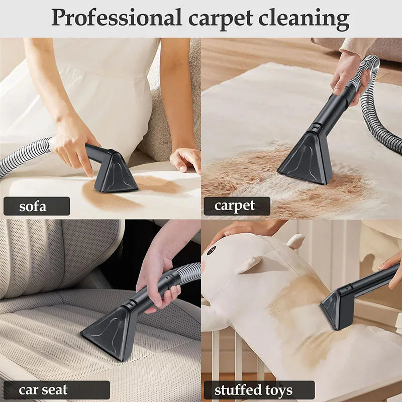500W Carpet Cleaner Upholstery Multi-function Vacuum Cleaner Dust Collection and Cleaning 2 in 1 with Dual Water Tank Dust Colle