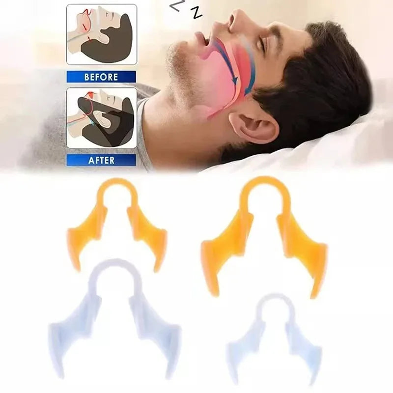 Silicone Anti Snoring Nasal Dilator Improve Sleep Silicone Nose Clip Sleeping Aid Prevention Gadget Anti-Snoring Devices