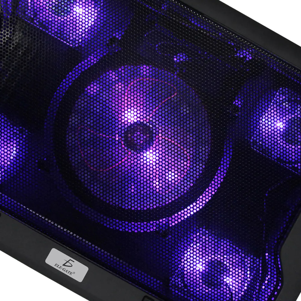 USB-Voltage Laptop Cooling Pad Plastic Stand with 5 Fans for Computer & Gaming Laptop Cooler & Holder