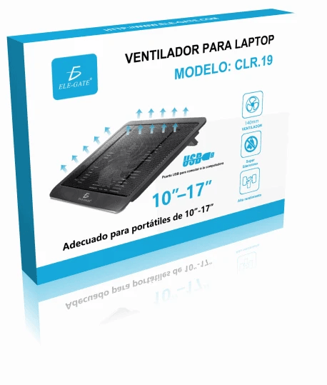 Cooling Base with 1 Fan USB Laptop Cooler Pad Stand Metal Material Stock Product
