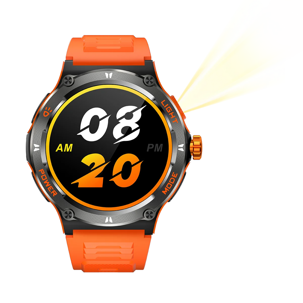 2024 new Smart Watch Men KT76 Sport Smart watches For Men Woman LED Flashlight Compass Bluetooth Call Heart Rate 3ATM Waterproof