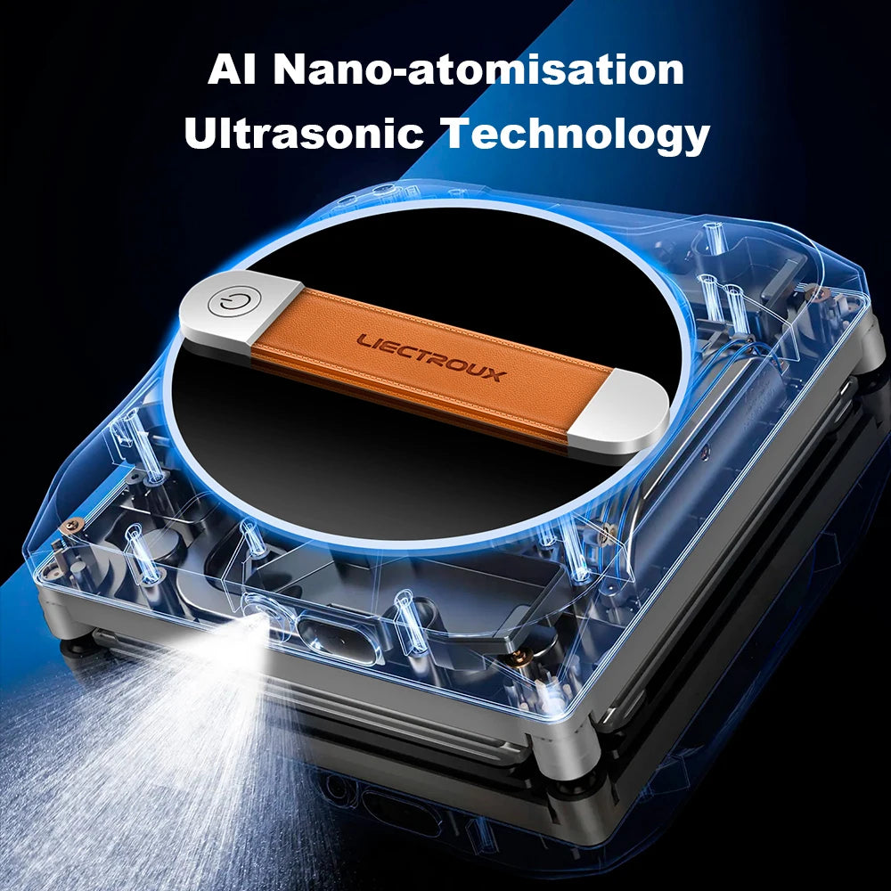 Window Vacuum Robot Cleaner Liectroux YW910,Double Water Spray,Laser Sensor,Home Floor Windows Robot Vacuum Cleaner,App Control