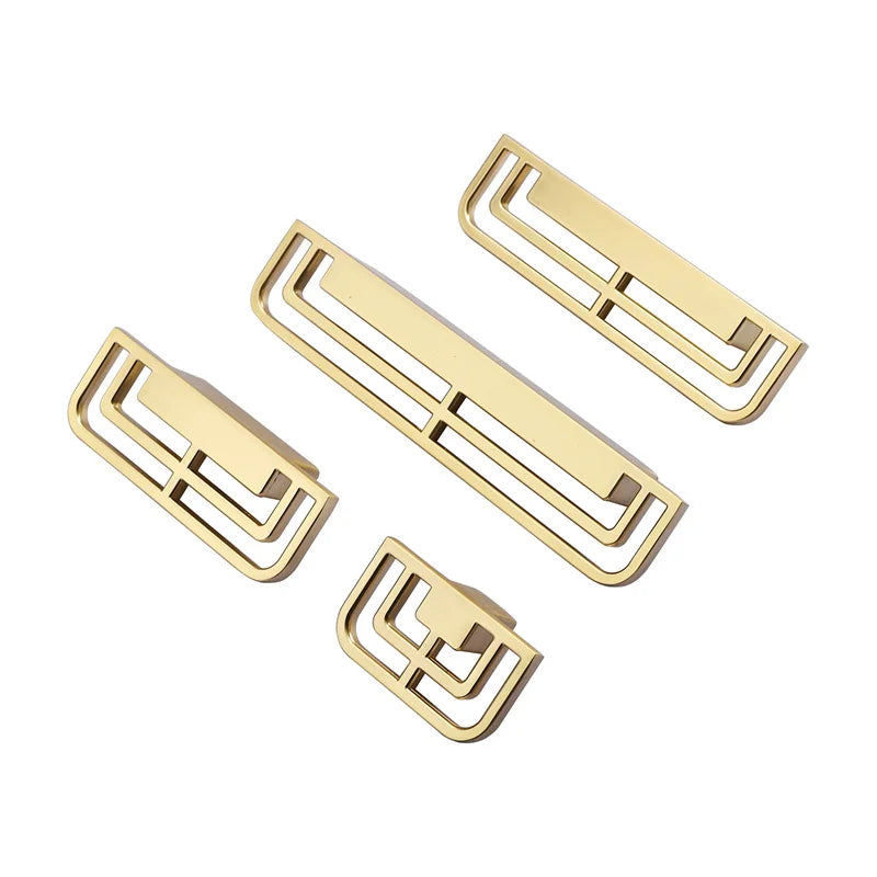 Kitchen Cabinet Storage Handles Solid Dressers Drawer Knobs Brass Cabinet Wardrobe Door Pulls Kitchen Furniture Handles Hardware