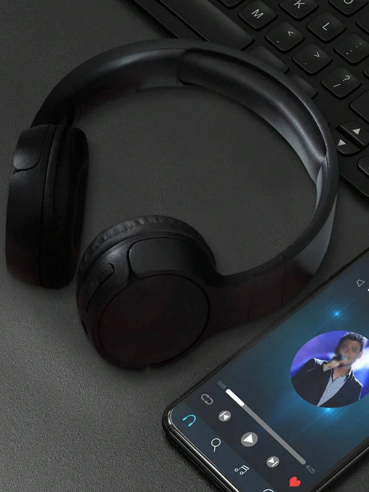 Wireless headset, Jerry 5.3, long battery life, computer/ipad/mobile phone universal, listening/gaming wireless headset