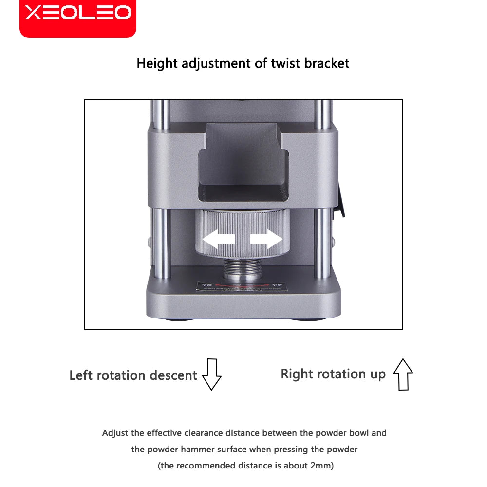 XEOLEO  Commercial 58mm Tamper Machine Aluminum Electric Coffee Powder Press Tool Automatic Coffee Grinder