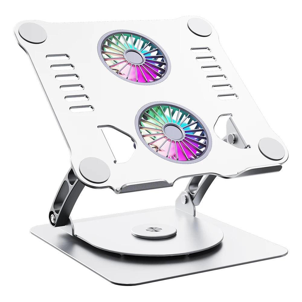 Desktop Folding Laptop Stand with Cooling Fan Refrigeration Laptop Cooler & PC Stand