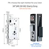 Tediton Fechaduras Inteligentes Biometric Fingerprint Security Digital Fingerprint Smart Camera Door Lock