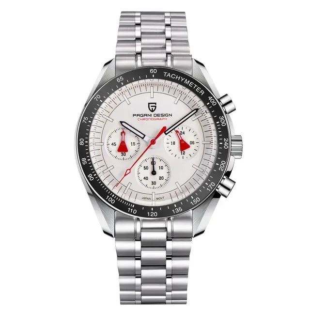 PAGANI DESIGN 2025 New Moon Men's Watches Luxury Quartz Watch Man Chronograph VK63 Men Gifts AR Sapphire Mirror Luminous Clock