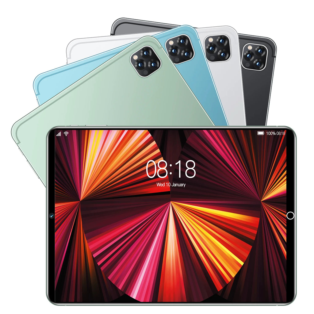Pro11 12.9-Inch Tablet with 12GB+512GB 5G Dual Sim GPS 8MP+13MP Cameras MTK Processor for Students and Business Factory New