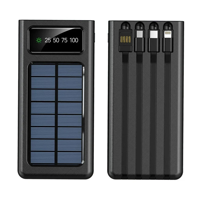 Wholesale Solar Power Bank Dual Usb Li-polymer Solar Mobile Charger Power Bank Portable Solar Power Bank 10000mah
