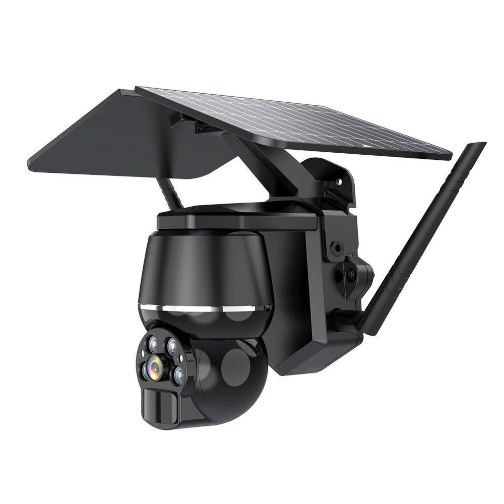 SZGOING 3MP 5MP Solar Panel Wireless Outdoor Security Cctv 360 Ptz Camera Wifi 4g Sim Card Solar Battery Powered Ptz Ip Camera