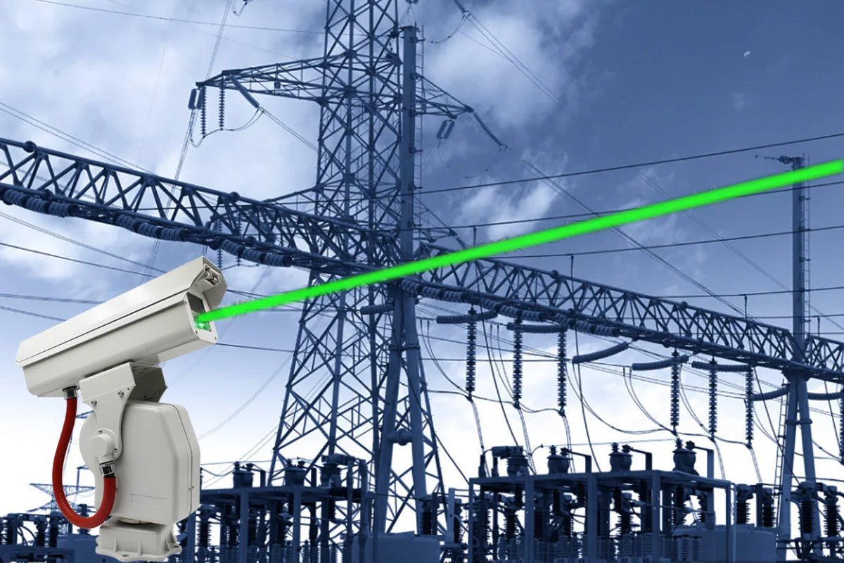 2025 Best Smart Bird Repellent 1w Laser Device Suitable for Airport Substation Ocean Farmland Garden Warehouse Keep Birds Away