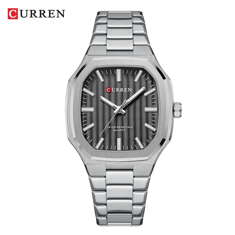 CURREN 8458 Luxury Casual Men's Watches Waterproof Luminous Hands Clock Quartz Wristwatch for Men Male Relojes Relogio Masculino