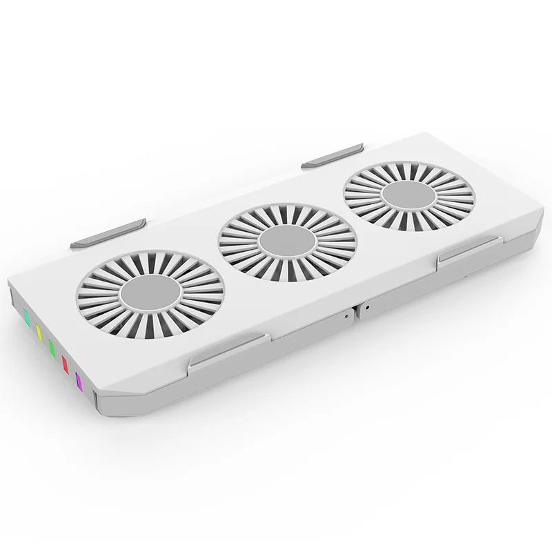 Hot Sales Laptop Radiator Portable Storage Three-core Fan Cooling Base Laptop Cooler RGB Light Emitting Computer Bracket