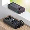 Wholesale Travel Portable With Cable Dual USB Dual Input Port High-capacity 30000mah Solar Power Bank