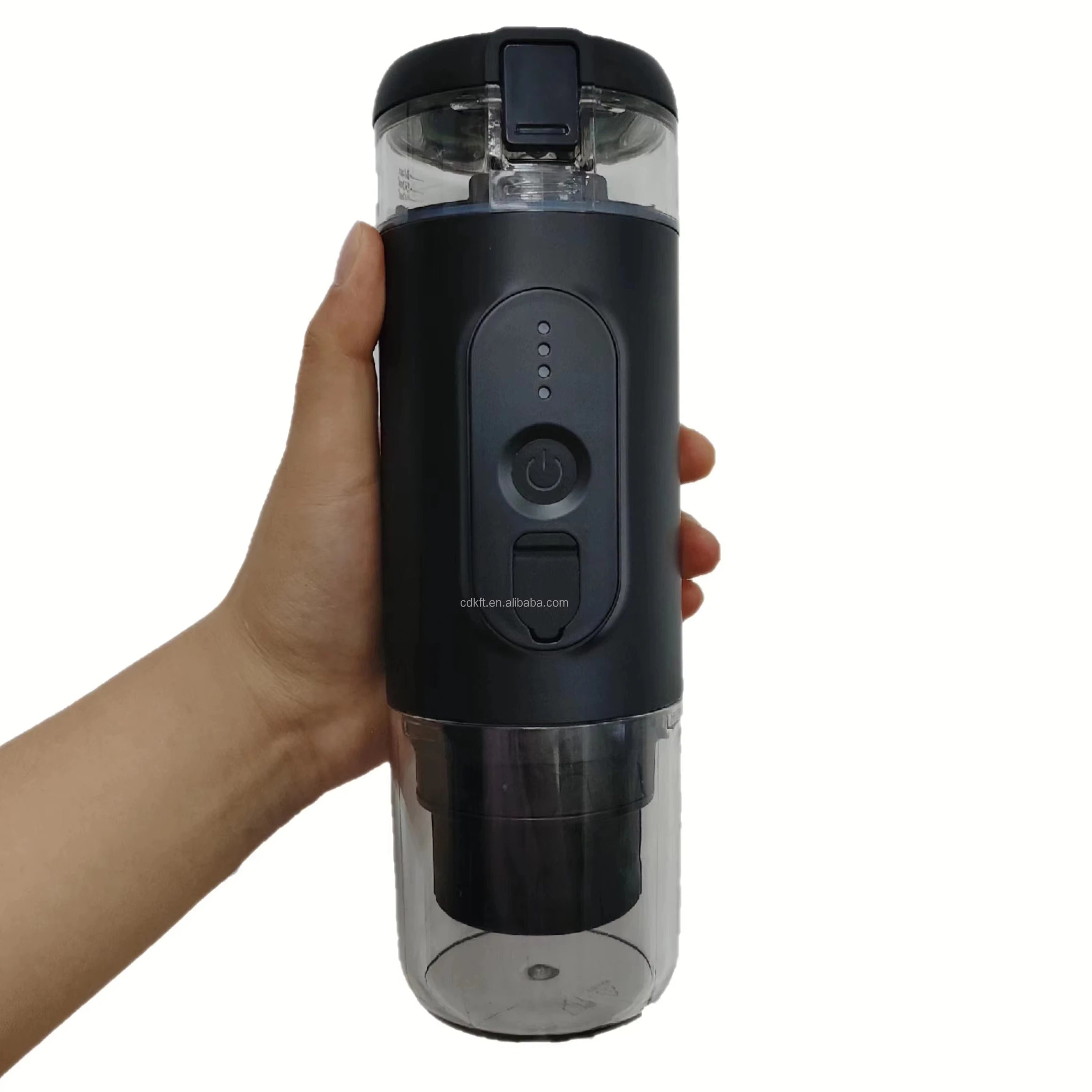 Mini Portable Coffee Maker, Espresso Portable Car Coffee Make Fully Automatic Coffee Machine Portable Black 12 Usb UV Printing