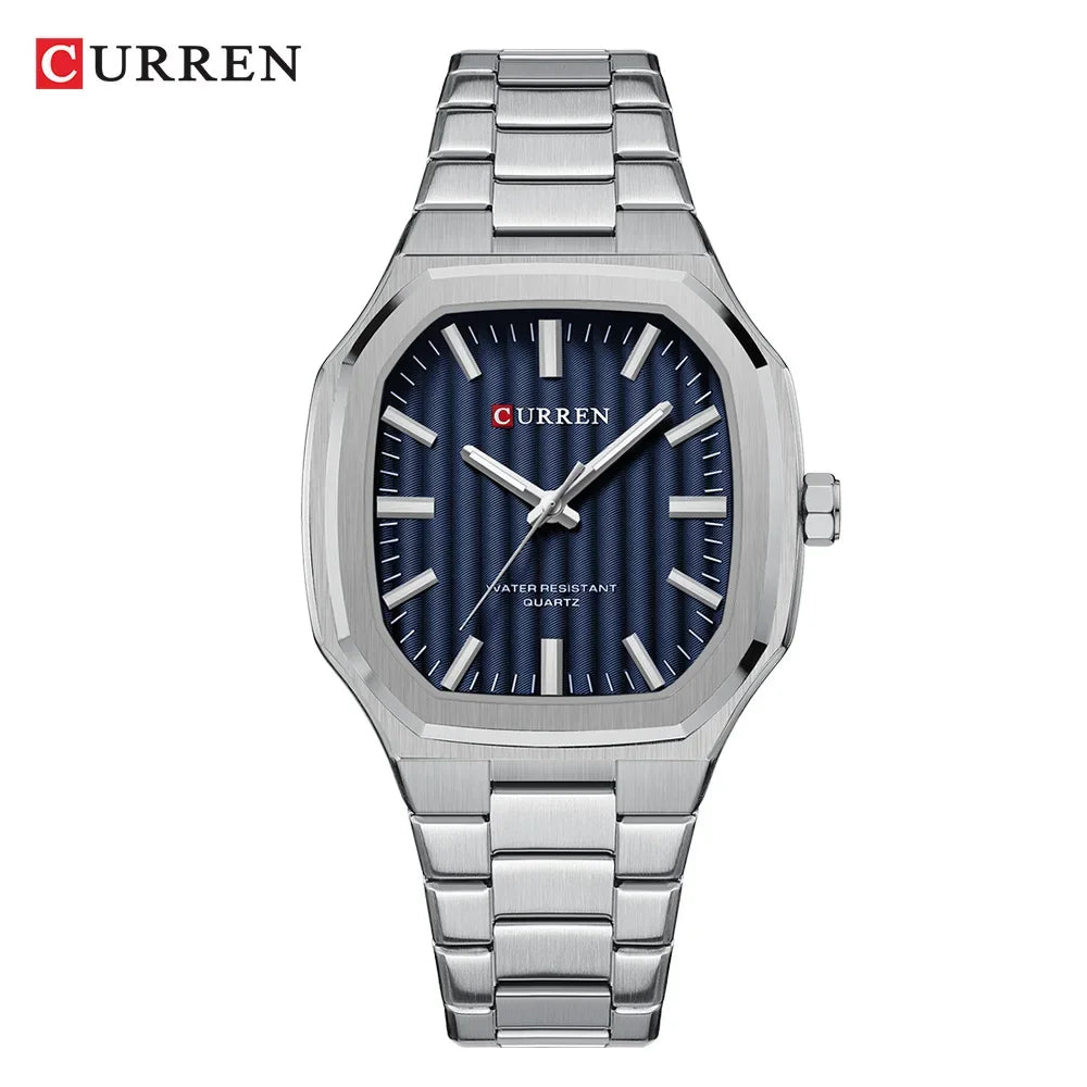 CURREN 8458 Luxury Casual Men's Watches Waterproof Luminous Hands Clock Quartz Wristwatch for Men Male Relojes Relogio Masculino
