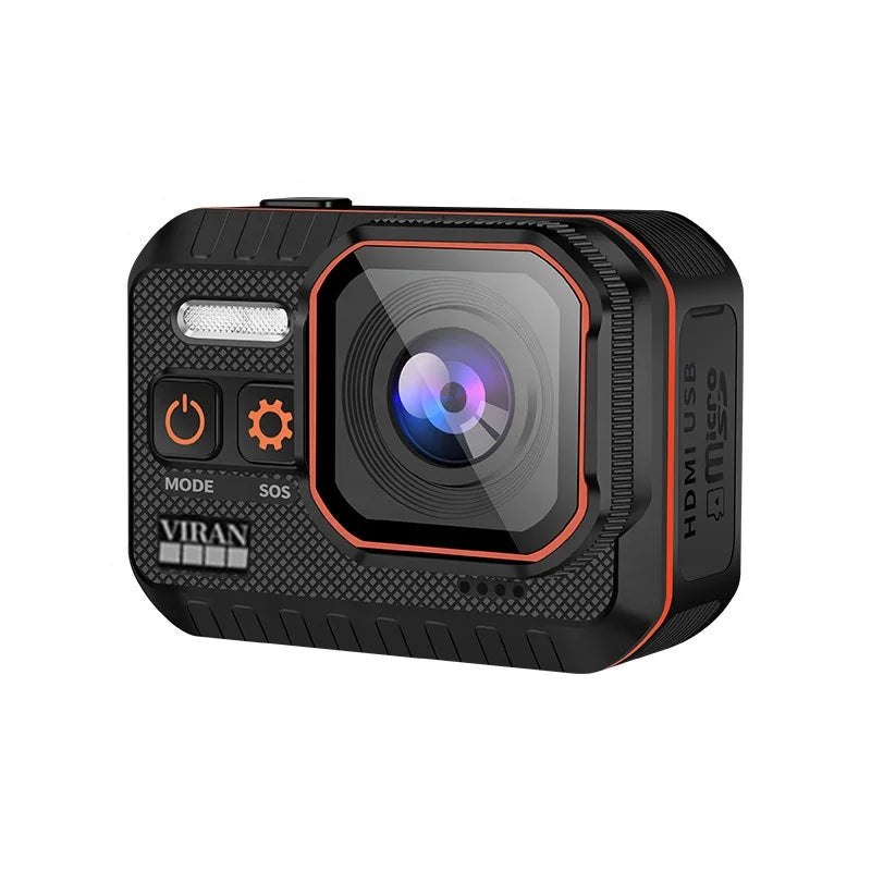 Factory Supply of 4k 60fpS Action Sports Camera High-definition Waterproof IP68 Camera Underwater Diving Camera with Flashlight