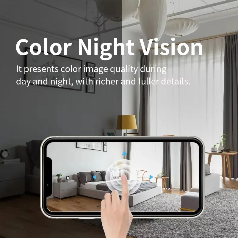 2024 Newest O-KAM Pro APP FHD Resolution Indoor Wifi Camera Home Security PT Wireless IP Network Baby Monitor NVR SD CCTV