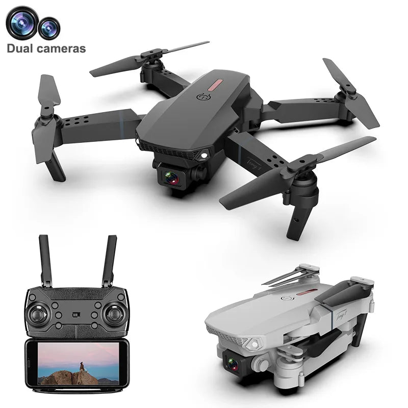 Drone Mini E525 Long Range FPV Rc Pro Mini Drones with Camera WiFi FPV RC Foldable Mini Dron E525