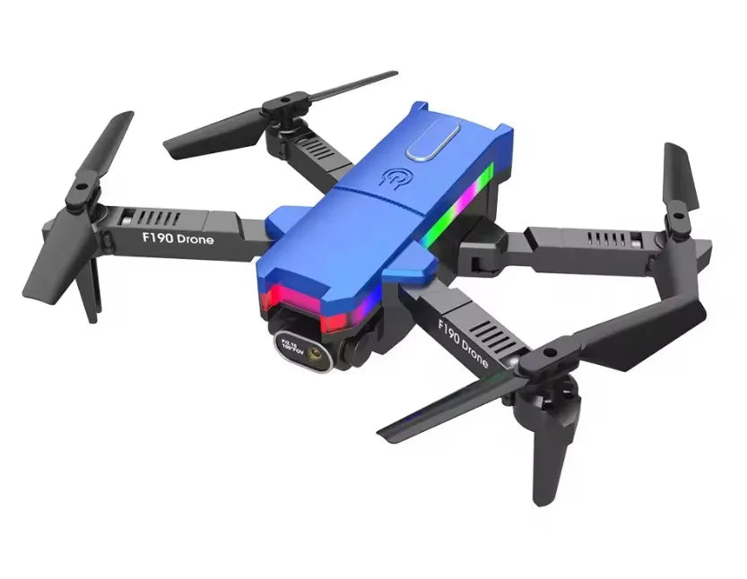 New Dron F190 4k hd Dual Camera Wifi Fpv Foldable Quadcopter Helicopter Drones Toys Rc Mini Drone F190 V E58 E99 K3 F189