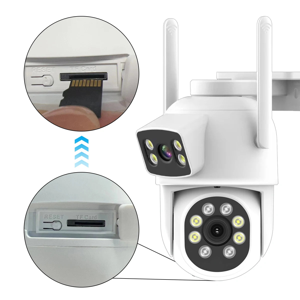 Best Selling Home Security Camera Dual Lens App Remote Control and Monitoring Wireless WiFi Camera Home