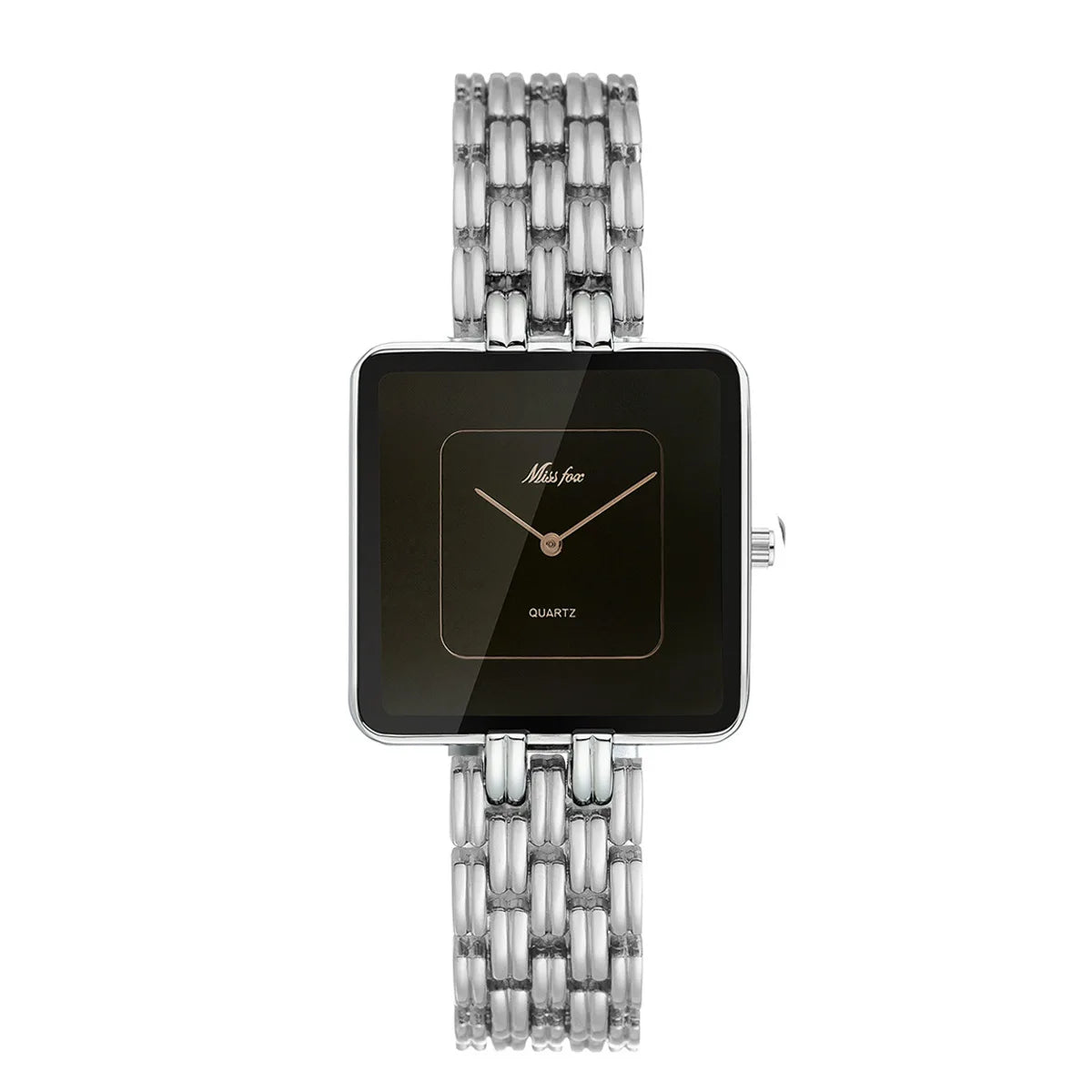Missfox 2177 2176 Men's Watches Miss Fox Fashion Casual Design Luxury Unisex Black Dial Quartz Watch for Male Female Lady Reloj