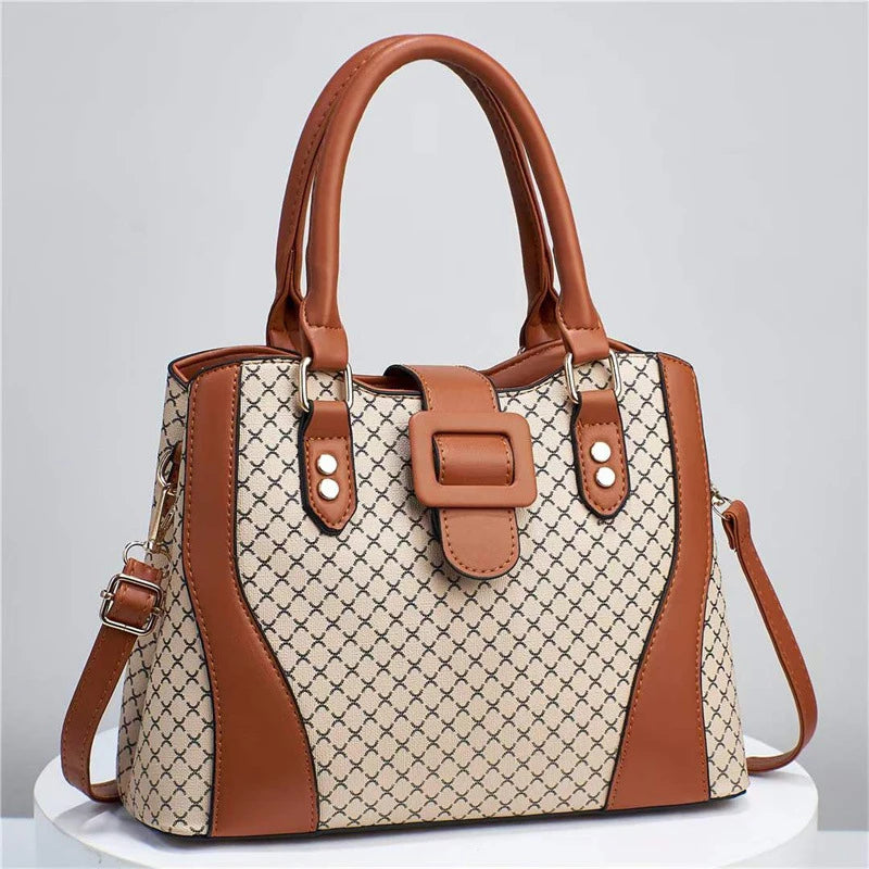 2024 New High End Stripes High Capacity Fashion Trend Messenger Bags Luxury Women's Bags Womens Handbags
