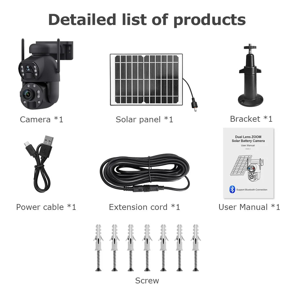 SZGOING 36X Zoom Solar Panel Power Cctv Security Ptz 4g Camera Solar with Sim Card