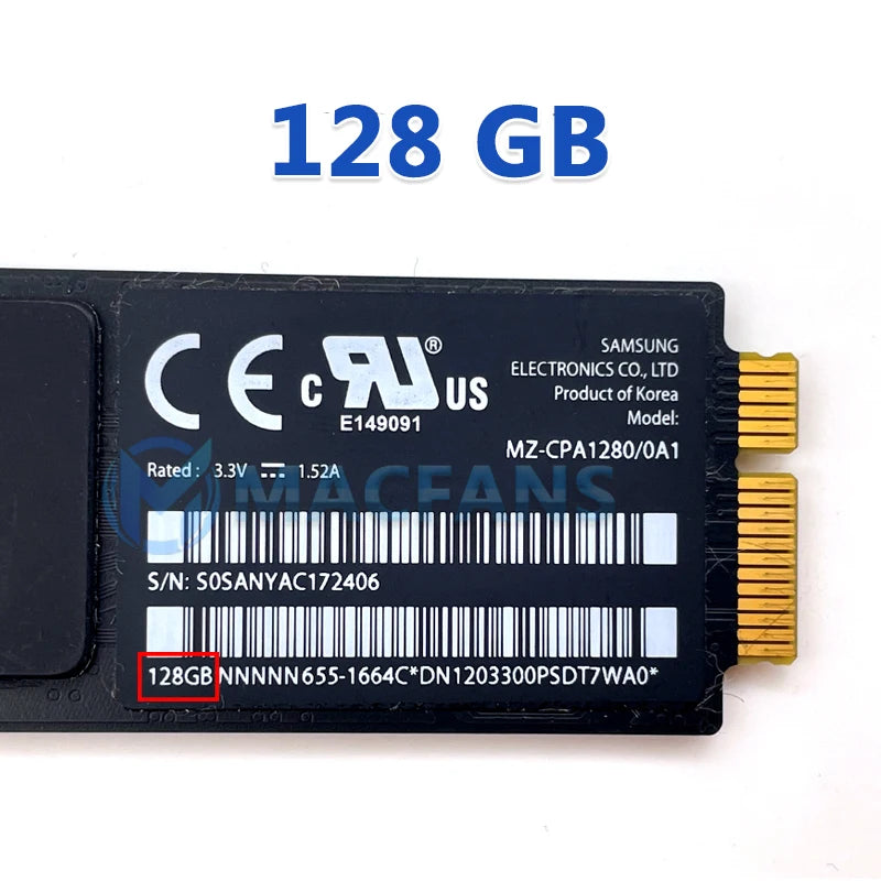 Original A1369 SSD 256GB for Macbook Air A1370 SSD Solid State Drive 2010 2011