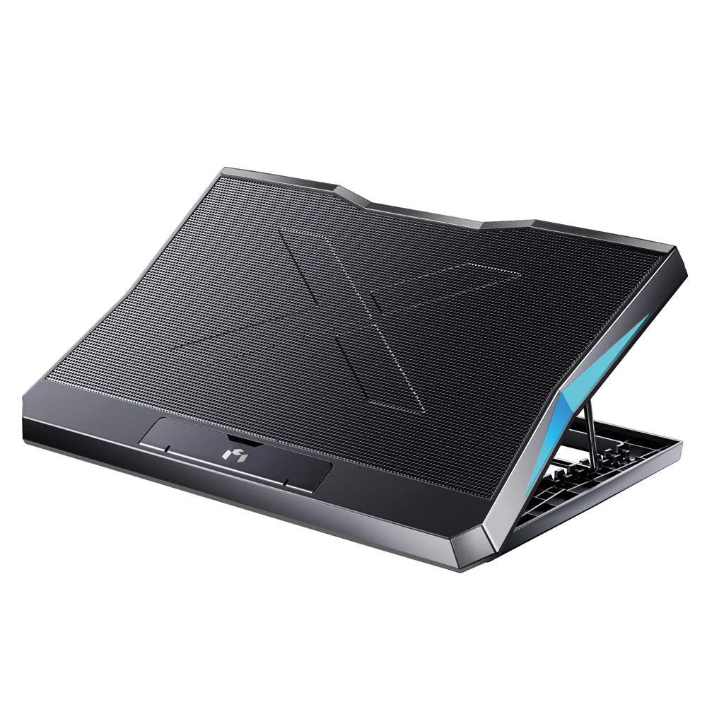 Factory Direct Stock Plastic Six Fans Laptop Cooling Pad Mute Speed Adjustable Height 17'' Inch Laptop Cooler