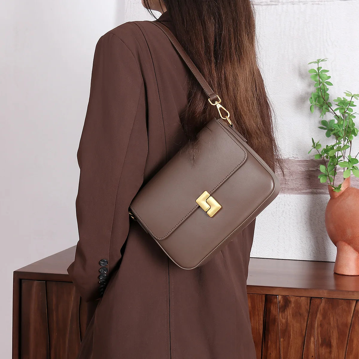 New Fashion Ladies Crossbody Purse Bag Fashion Women Handbags Genuine Leather Hand Bags Ladies  Crossbody Handbags 2024