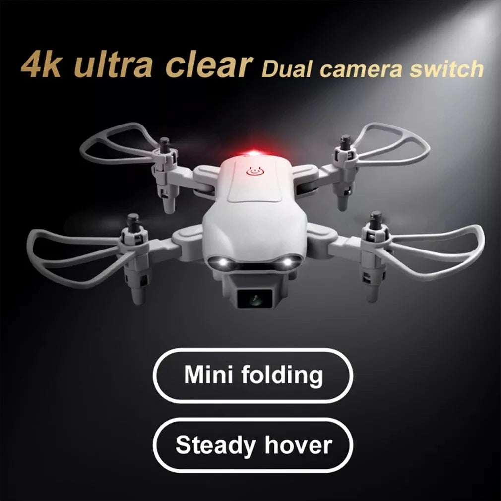 4DRC V9 Mini RC Drone With 4K 1080P HD Camera WiFi FPV Air Pressure Altitude Hold Gray Foldable Quadcopter RC Dron Toy for Kids