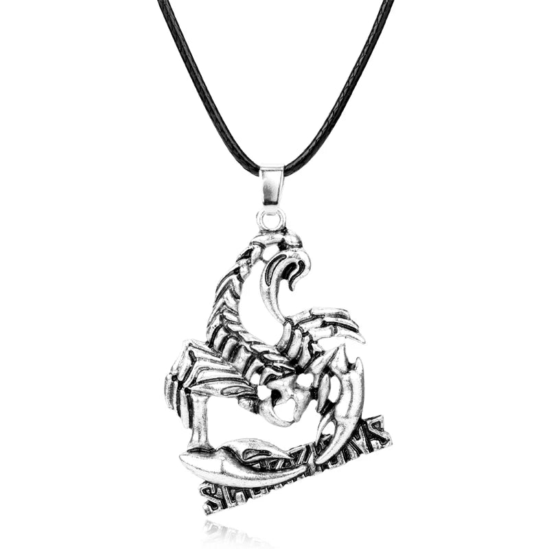 Punk Rock Band Necklace Fashion Gothic Sexy Pop Star Singer Music Band Pendant Link Chain for Women Men Fans Gifts