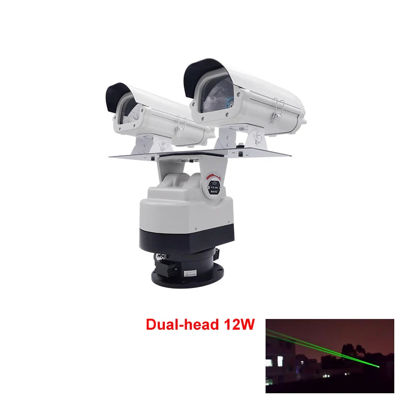 520nm Double Head 8W 12W Waterproof Highway Warning Lights Laser Bird Repellent Outdoor Landmark Lights Bird Repellent Equipment
