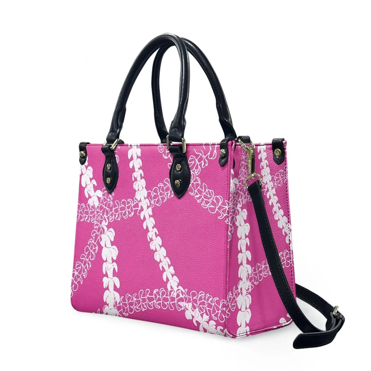 Black and White Tribal Polynesian Printed Bags Women Handbags Ladies Luxury Women Shoulder Bags High Quality Pu Leather Handbag