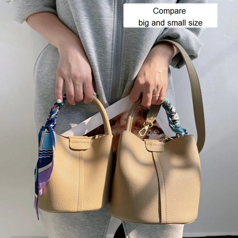 Hot Sale Women Hand Bags Bucket Shape Shoulder Crossbody Bag Ladies Messenger Bags Women Handbags