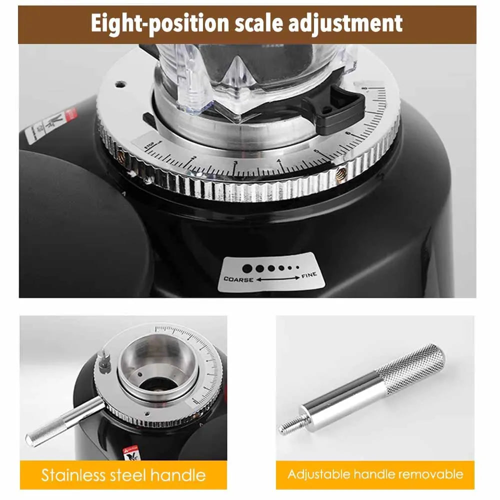 Xeoleo Commercial Electric Coffee Grinder 350W Espresso Coffee Grinder 1/2HP Automatic Coffee Milling Maker Bean Grinder