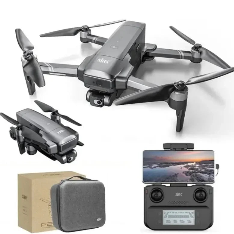 SJRC F22 S2 PRO PLUS RC Drone 2-axis Gimbal 4K HD Dual Camera WiFi Obstacle Avoidance Foldable Portable Drone