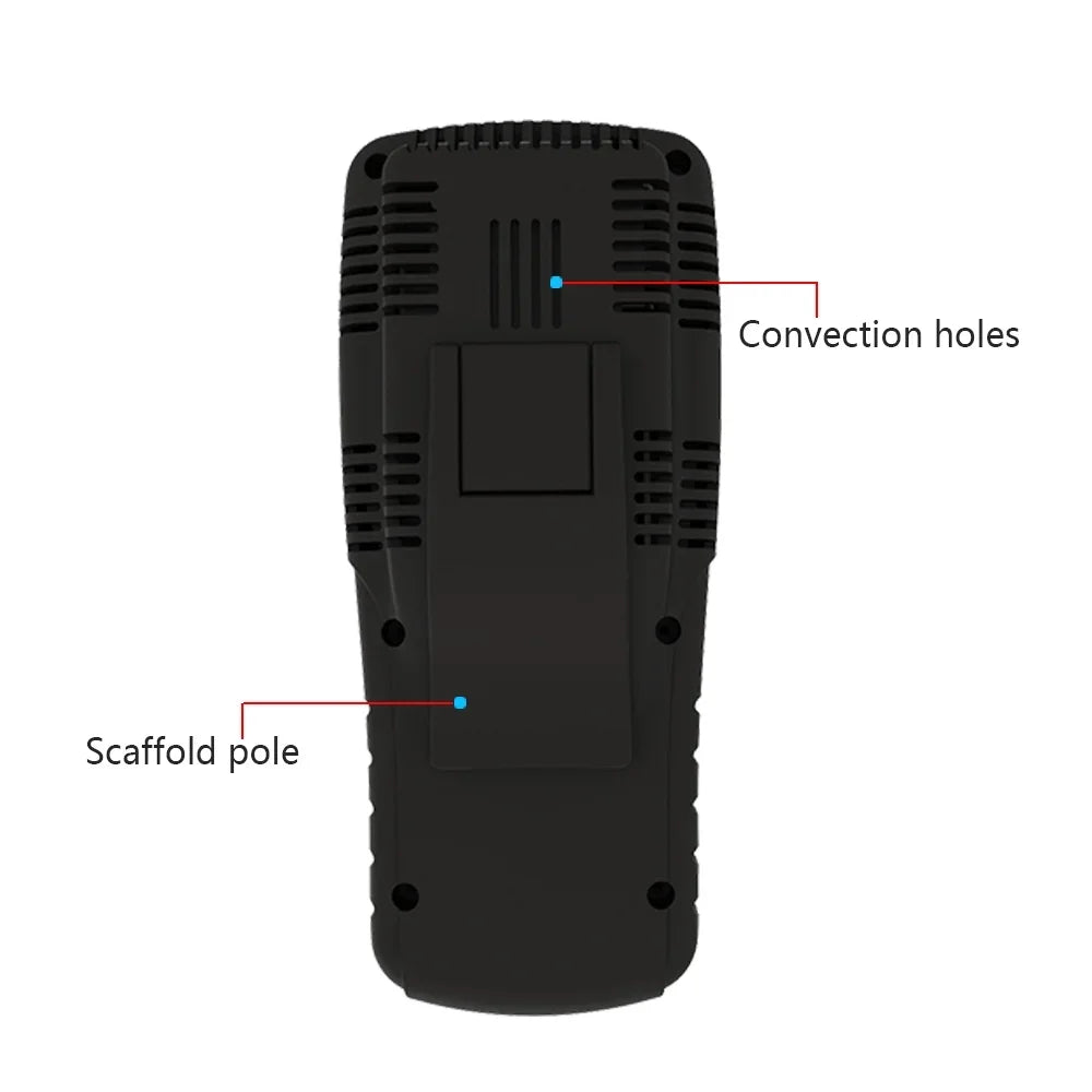 Portable 8-in-1 Smart Home Multi Gas Analysis Meter Handheld Dust Particle Detector for PM2.5 HCHO Formaldehyde Hotels Garages