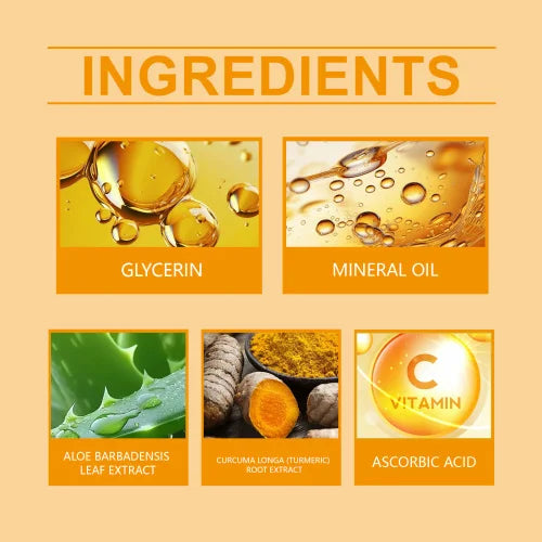 Hoygi Turmeric Essential Oil Gently Moisturizes  Firming And Brightening Facial To Improve Dry Skin Care