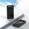Sell Like Hot Cakes Usb Dual Input Port Li-polymer Built-in 4 Cables Solar Mobile Charger Portable Solar Power Bank 10000mah