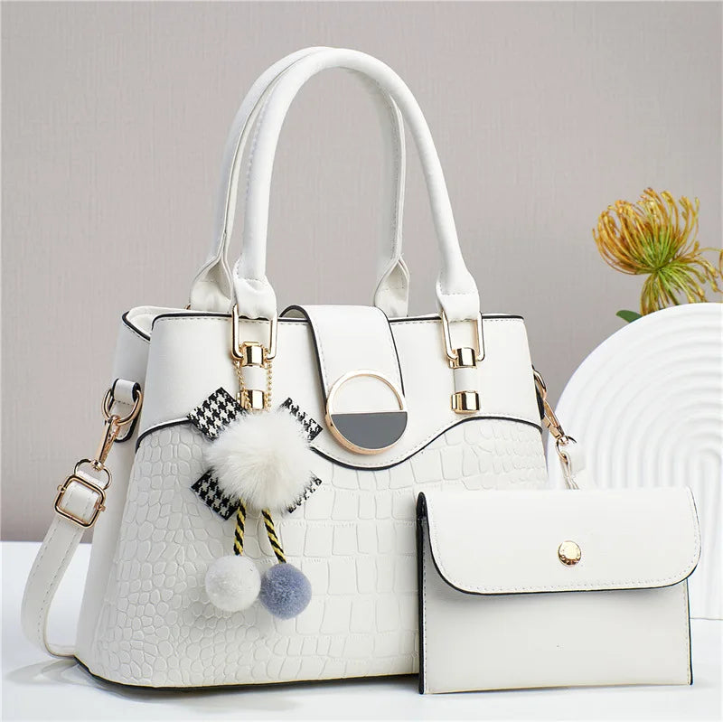 Crocodile Pattern High Capacity Fashion Trend Messenger Bags Luxury Women's Bags Womens Handbags Tote Bag Handbag Set
