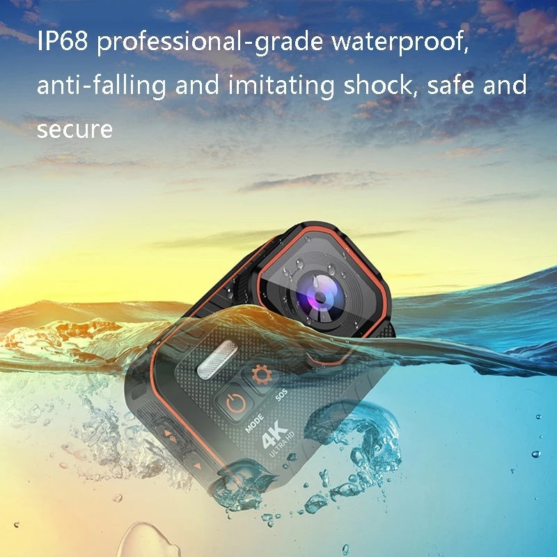 High Quality Portable  Mini Camera SC002-12 4K WiFi Diving Waterproof Outdoor Sports Camera