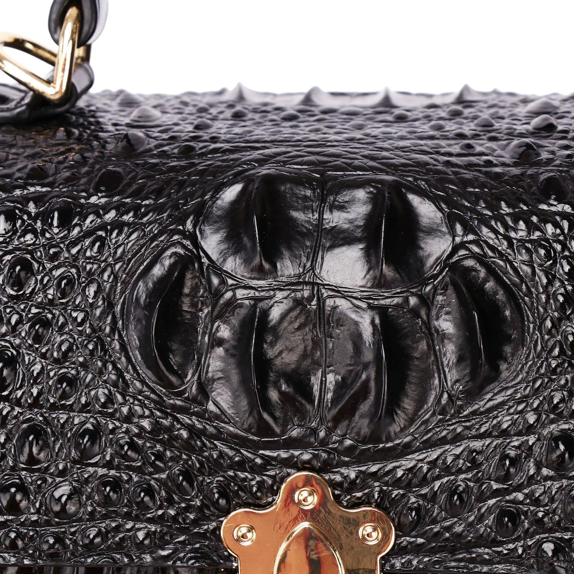 New Superior Cowhide Genuine Leather Women Handbags Embossed Crocodile pattern Fashion Luxury Leather tote Bag for women