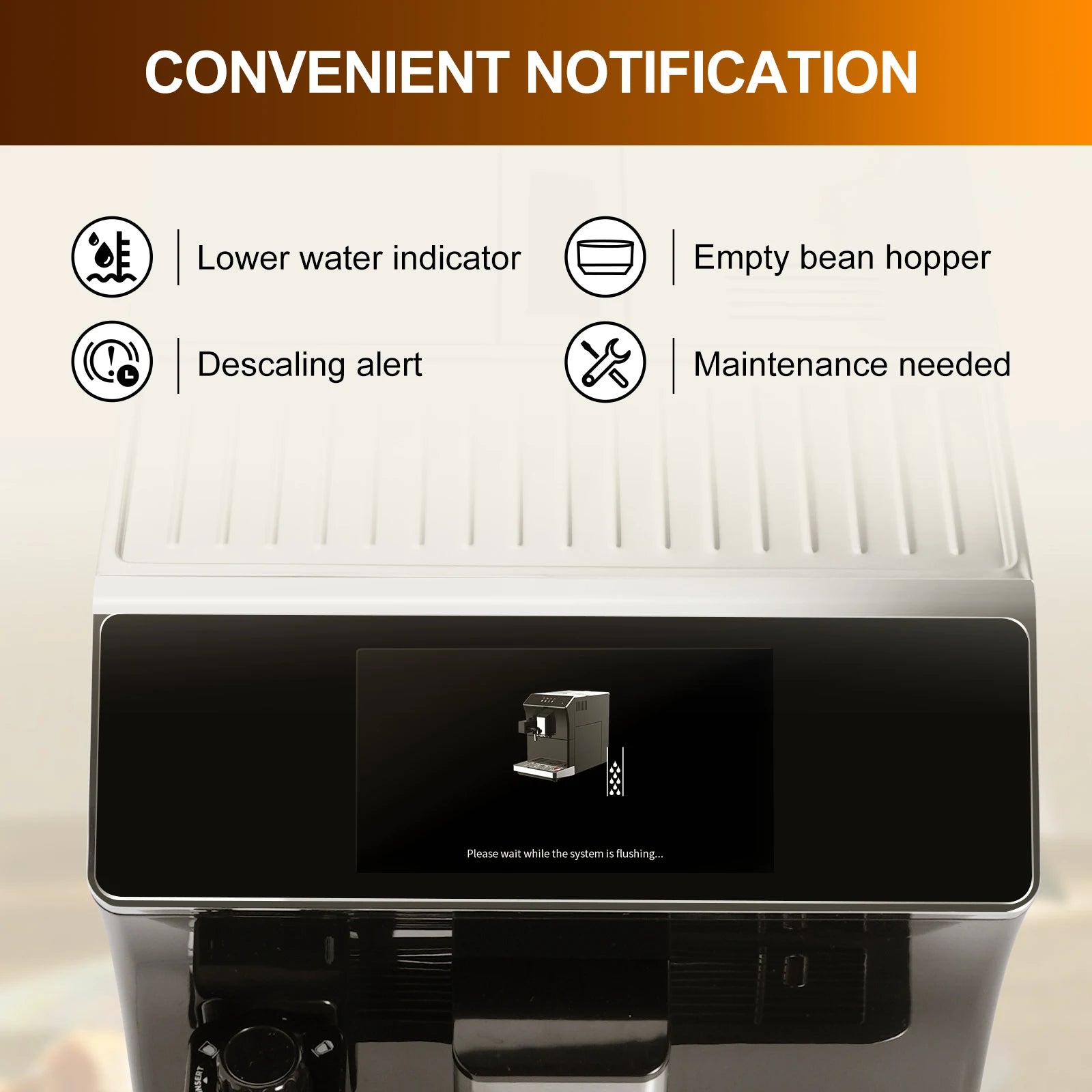 19Bar Home Espresso Coffee Maker Super Fully Automatic Coffee Machine