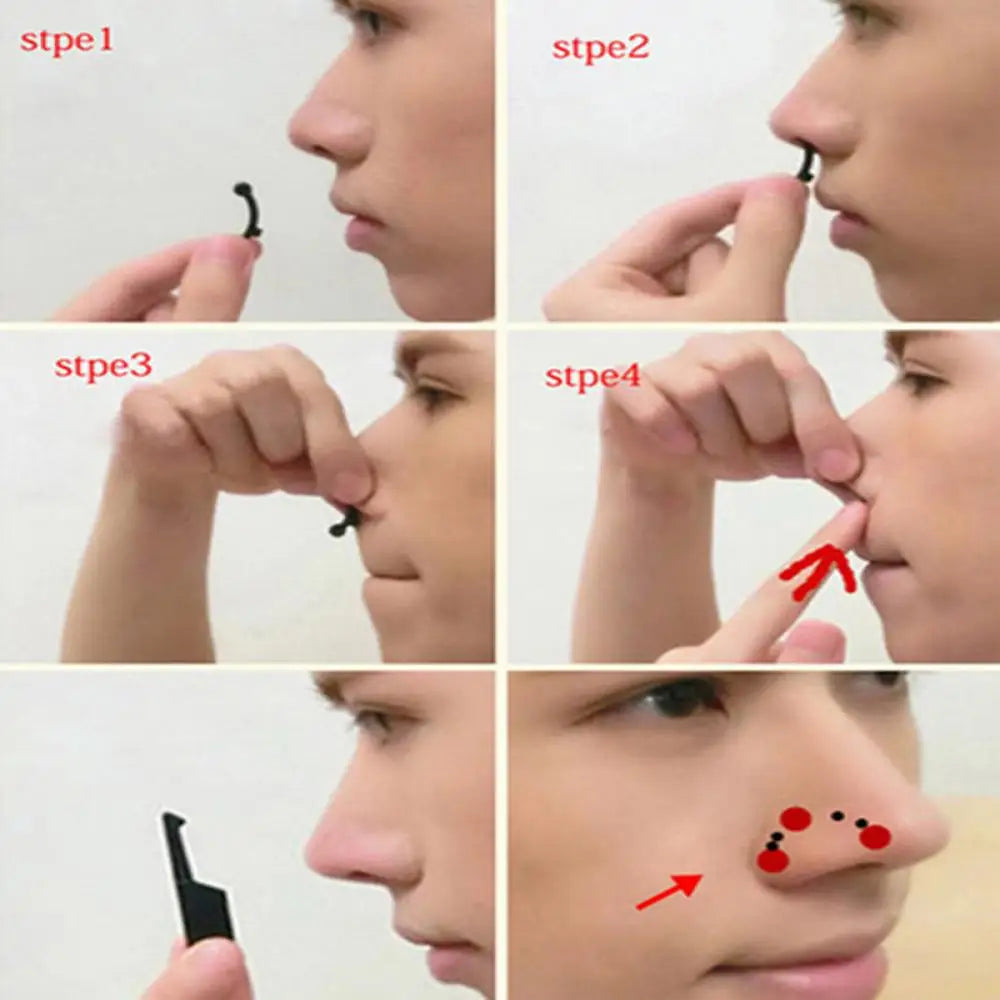 1set Nose Up Shaping Shaper Lifting Bridge Straightening Beauty Nose Clip Face Fitness Facial Clipper Corrector Tool